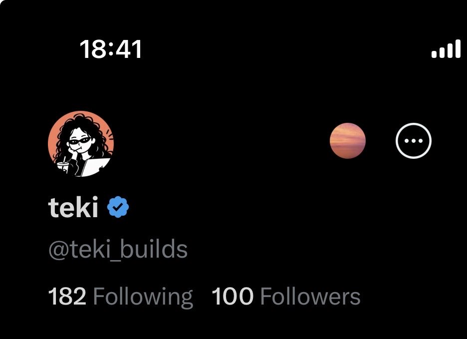 teki_builds's tweet photo. Here we are!!! Goal achieved!
Now let’s try growing the audience to 300 by next Sunday! 🎯 https://t.co/kuazKHqSoJ