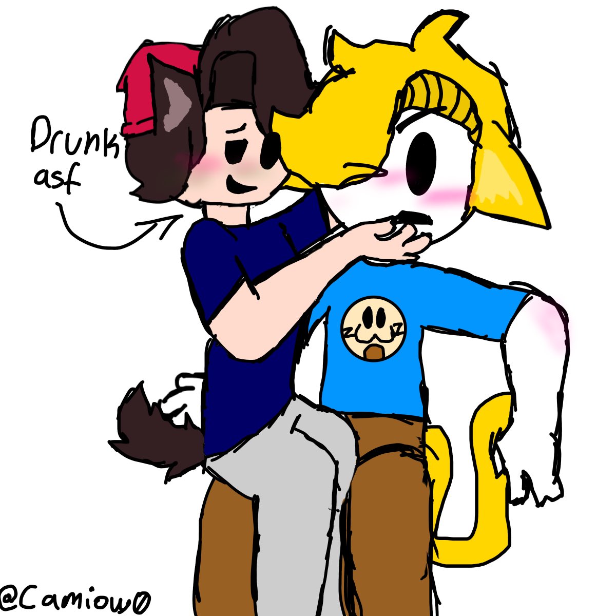 Camiow0's tweet photo. Two versions of my fav two normal and furry type 

#haminations #brysonanimates #brodson #yaoi #brysonxbrody 

Anyways art trade? I would love to do dm on X or discord 
Discord user:kitten_sneeze.02 https://t.co/2XlMnlcl7W
