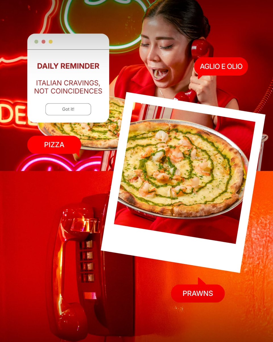 LawrenceKexuf's tweet photo. Italian cravings, not coincidences. Swipe to see what’s on the line. https://t.co/PlenzeyvRd