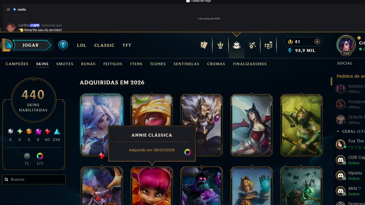 CrisMonoLuLu's tweet photo. essas merdas de skin classica fodendp meu esquema https://t.co/0Kj2HSCcMN
