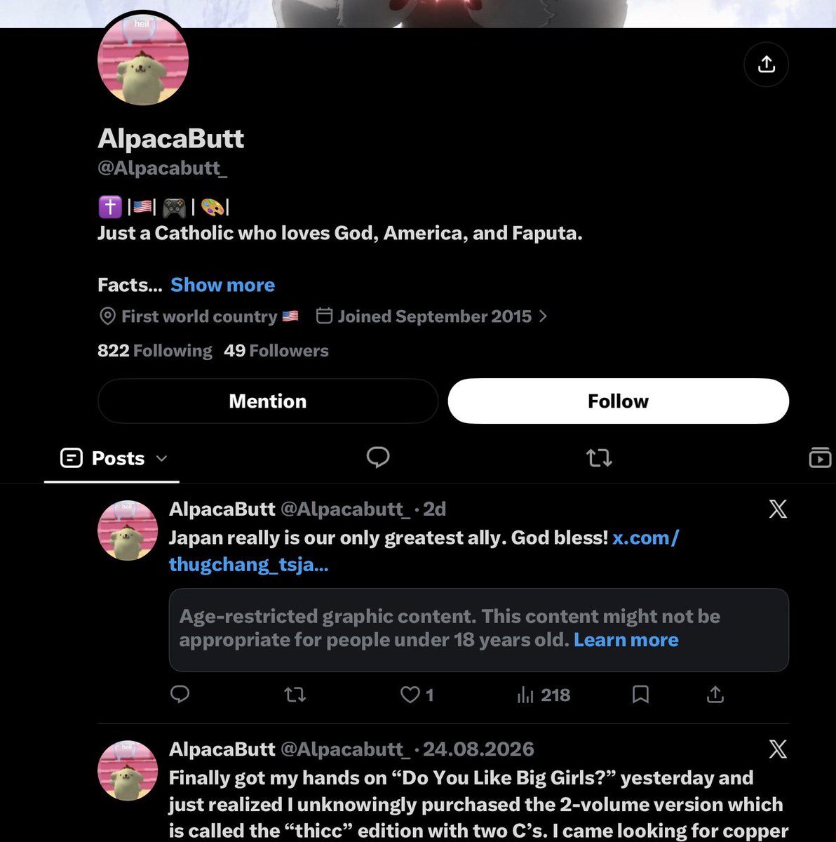 LaurelFan5068's tweet photo. imagine being “Christian” but joke about a rapist who ate, raped and did horrible stuff to children and doing everything that’s against what god said. What a good Christian right?! https://t.co/MrFNPNxqay