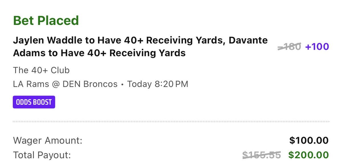 parsaa775's tweet photo. 🏈🚨 SUPER BOOST  

Draftkings back with a +EV banger 🤝  

Don’t miss yours 🎁  

➡️ https://t.co/pxiDPK7zDr

#NBA 🏀 | #WNBA | #CBB 🏀 |  #PrizePicks 🔐 | #PROPS | #POTD 📋 | #Picks | #MLB ⚾ | #Gambling𝕏 | #Parlay @Playbook
#Sportsbetting #NFL   
#DraftKings #Fanduel https://t.co/uSgDlGEH64