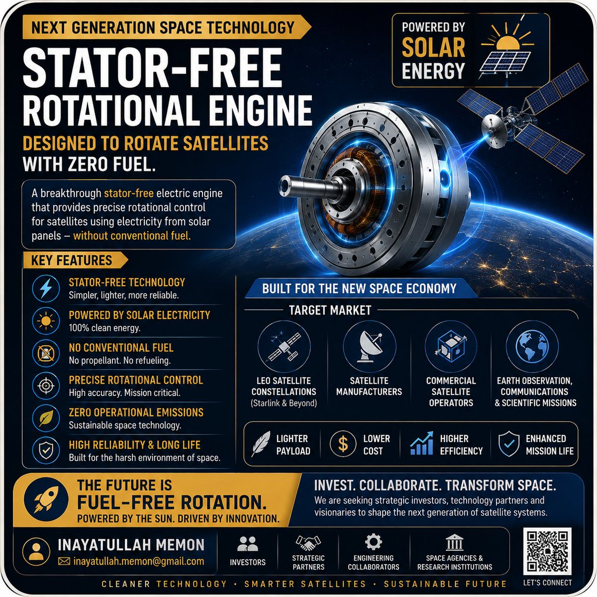 InayatmemonPK's tweet photo. @elonmusk @JeffBezos  @Shahidmsaooddr 
@alibaba_cloud 
This is a game changer technology we have 
Let`s explore and change the dynamics of satellite technology.
my whatsapp +92 308 2015344 
#SpaceExploration #lowcost https://t.co/syTjgIb6fD