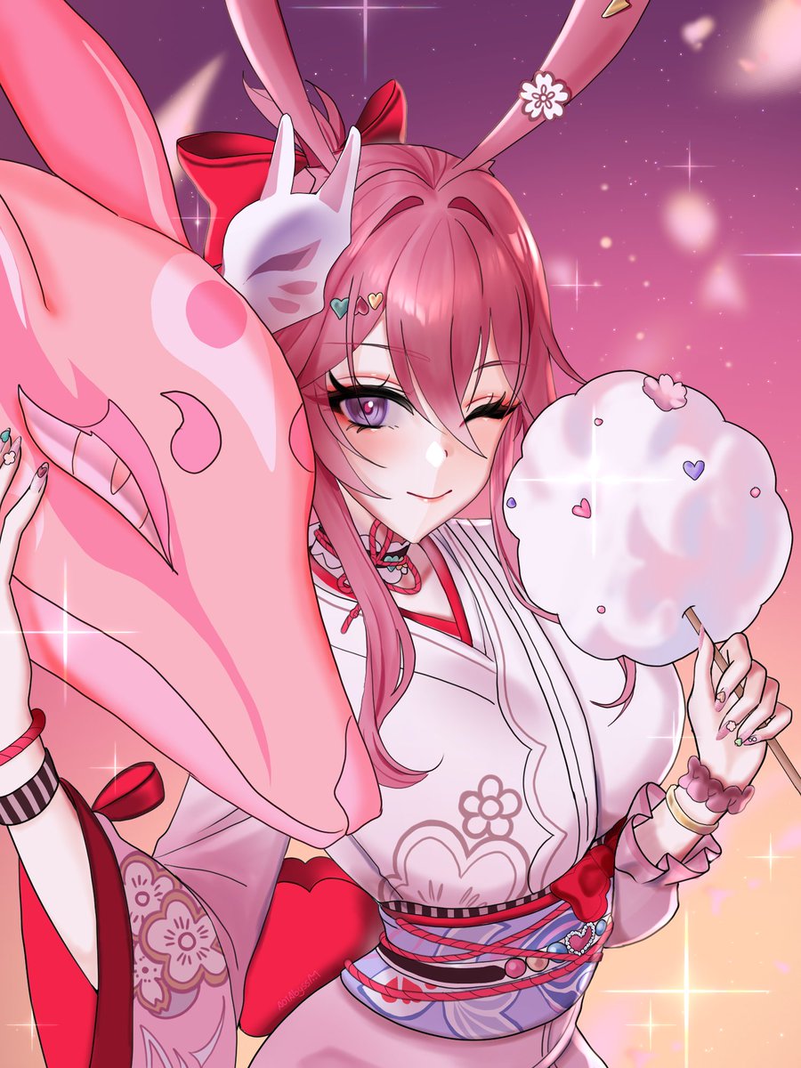 AoiAbyss's tweet photo. Evanescia con su skin 🩷✨💜

#hsr #HonkaiStarRail https://t.co/NgmfEsVQi4