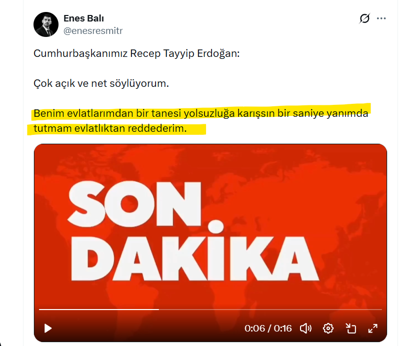 ademyarslan's tweet photo. Bilal evladın değil mi? @RTErdogan https://t.co/3G14At2UcC