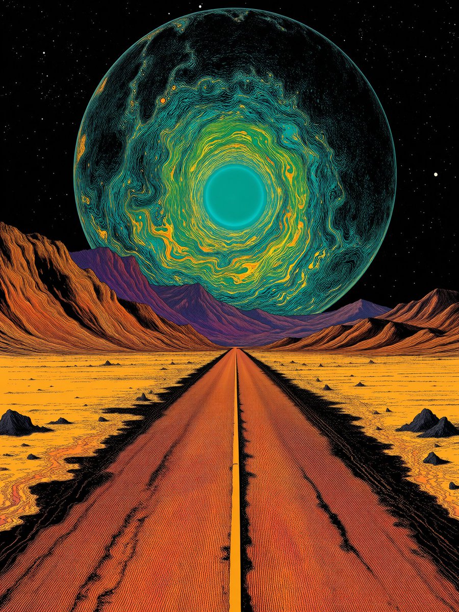 DedgoroArt's tweet photo. Wandering the edges of the universe 🌌

#aiart #scifi https://t.co/2ETVRxLPuF
