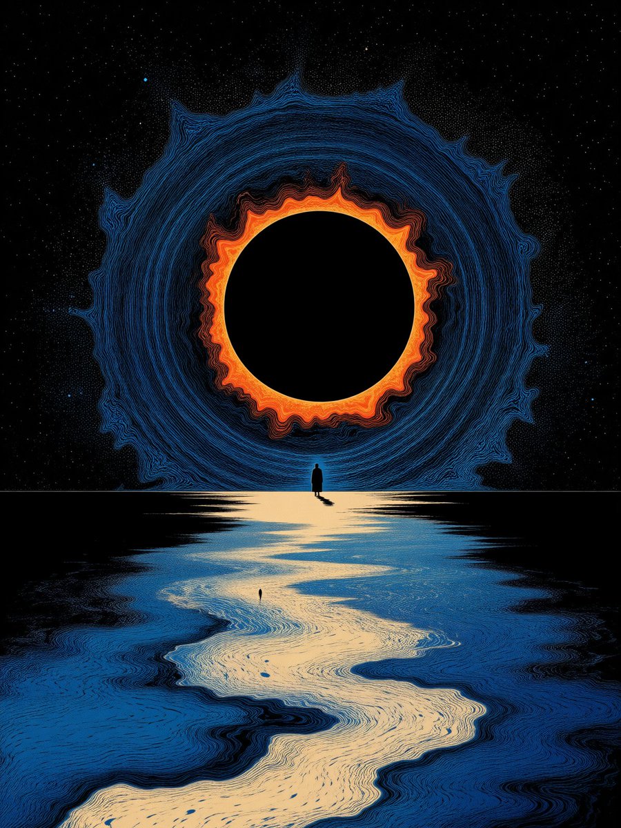DedgoroArt's tweet photo. Wandering the edges of the universe 🌌

#aiart #scifi https://t.co/2ETVRxLPuF