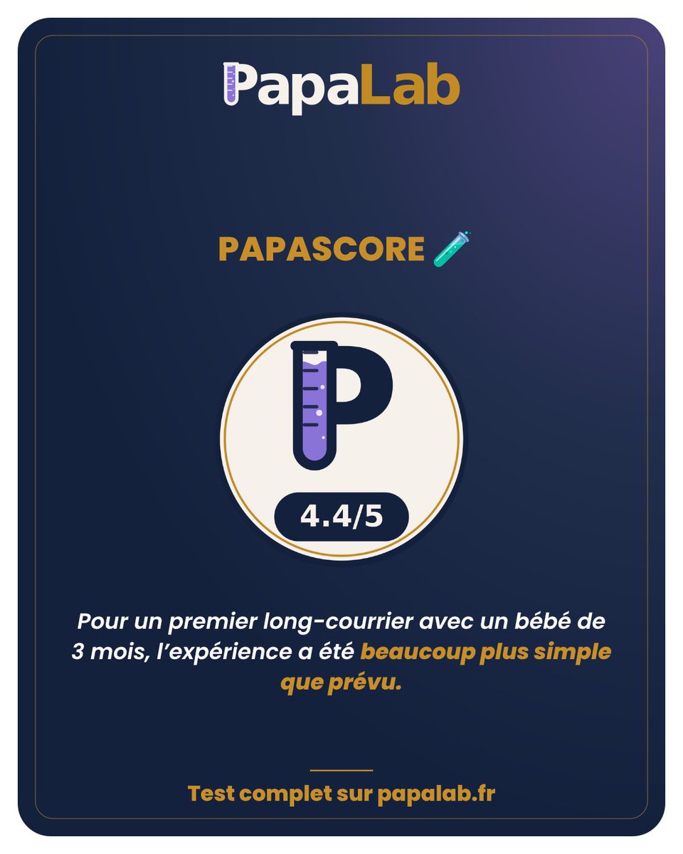 thepapalab's tweet photo. 8h de vol avec un bébé de 3 mois : bonne idée… ou grosse galère ? 👶✈️

On a testé Paris → Toronto avec @AirFranceFR : berceau, lait maternel, change, matériel bébé… voici ce qui nous a vraiment aidés.

🧪 PapaScore : 4,4/5
🔎 Test complet : https://t.co/6VoWvbmIsX https://t.co/zaN8eFims7