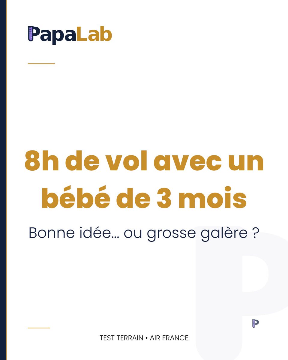 thepapalab's tweet photo. 8h de vol avec un bébé de 3 mois : bonne idée… ou grosse galère ? 👶✈️

On a testé Paris → Toronto avec @AirFranceFR : berceau, lait maternel, change, matériel bébé… voici ce qui nous a vraiment aidés.

🧪 PapaScore : 4,4/5
🔎 Test complet : https://t.co/6VoWvbmIsX https://t.co/zaN8eFims7