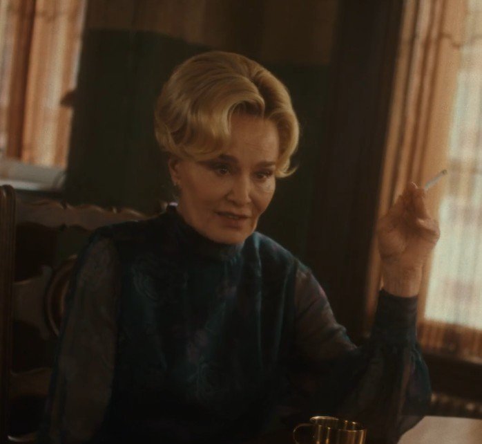 Jessica Lange characters — Photo via @lesbolange on X Jessica Lange characters discussion AHS 13