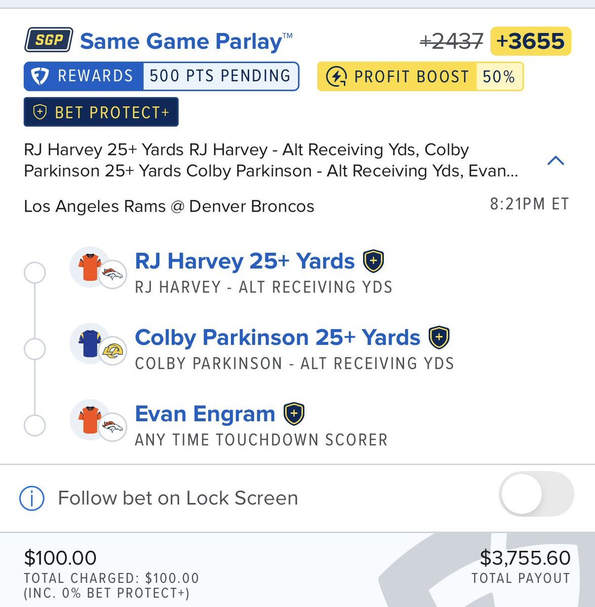 parsaa775's tweet photo. Imagine we literally cash 4 Primetime free plays in a row… 😳

https://t.co/pxiDPK7zDr

#NBA 🏀 | #WNBA | #CBB 🏀 |  #PrizePicks 🔐 | #PROPS | #POTD 📋 | #Picks | #MLB ⚾ | #Gambling𝕏 | #Parlay @Playbook
#Sportsbetting #NFL   
#DraftKings #Fanduel https://t.co/rF0naCrWPG