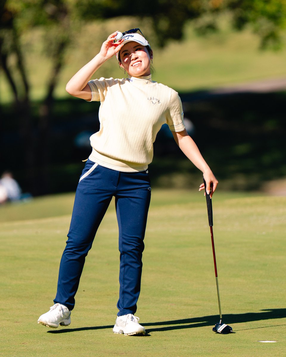 LPGA's tweet photo. #CheersToTheChamp Yuna Nishimura has earned herself a spot in the 2027/27 @HiltonGrandVac Tournament of Champions with a win at the Walmart NW Arkansas Championship ✨ https://t.co/ZQ7BAsBr0Z