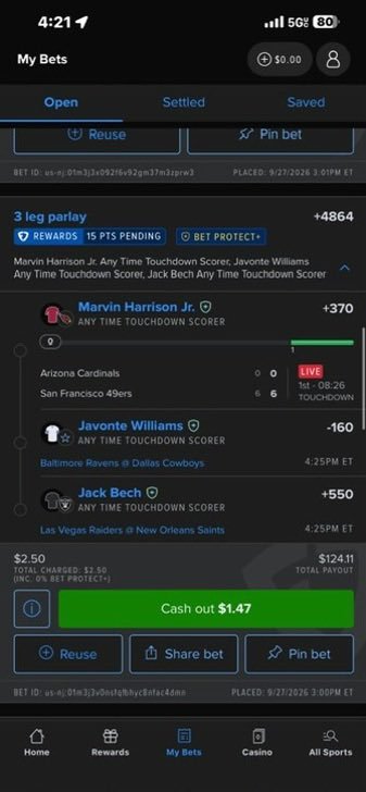 parsaa775's tweet photo. Dominating

https://t.co/pxiDPK7zDr

#NBA 🏀 | #WNBA | #CBB 🏀 |  #PrizePicks 🔐 | #PROPS | #POTD 📋 | #Picks | #MLB ⚾ | #Gambling𝕏 | #Parlay @Playbook
#Sportsbetting #NFL   
#DraftKings #Fanduel https://t.co/h1IW7D8jaf
