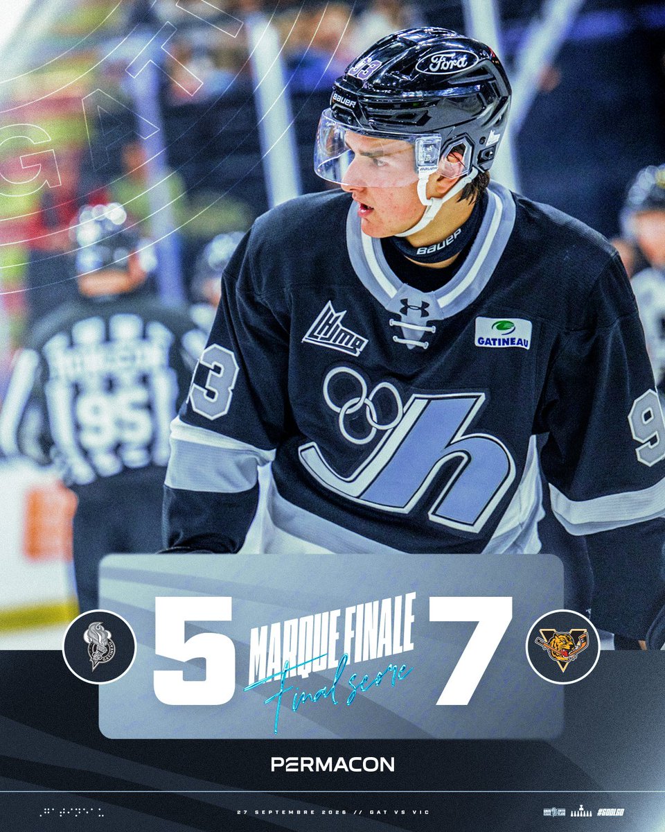 OlympiquesGAT's tweet photo. Marque finale.
Final score.
📸 @D_Charettephoto
#goOLgo♠️ https://t.co/tm4rfhuom7