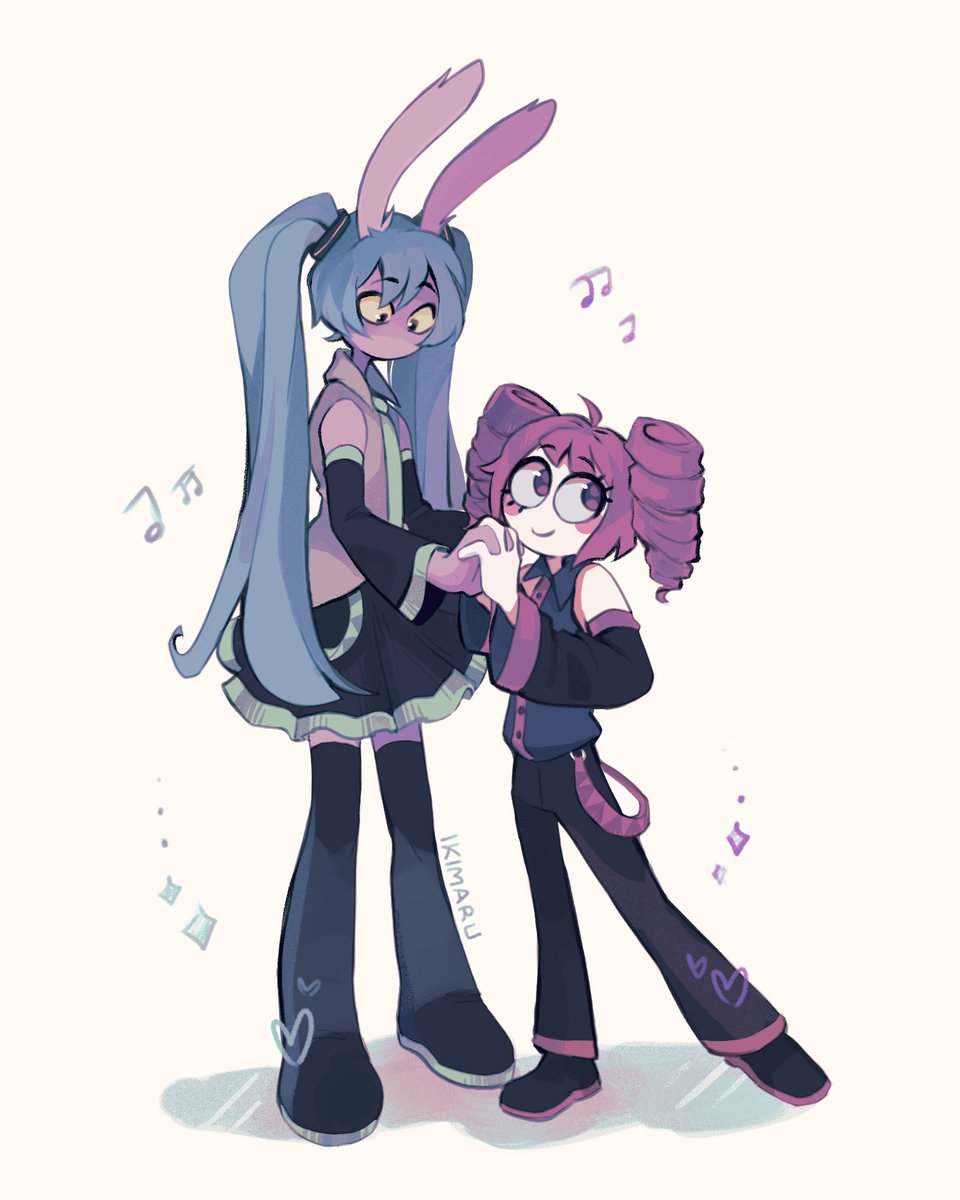 ikimaruart's tweet photo. friend asked me to draw some Vocaloid, probably not what he meant 🏃‍♀️
#tadc #funnybunny https://t.co/SqUuUCq3jG