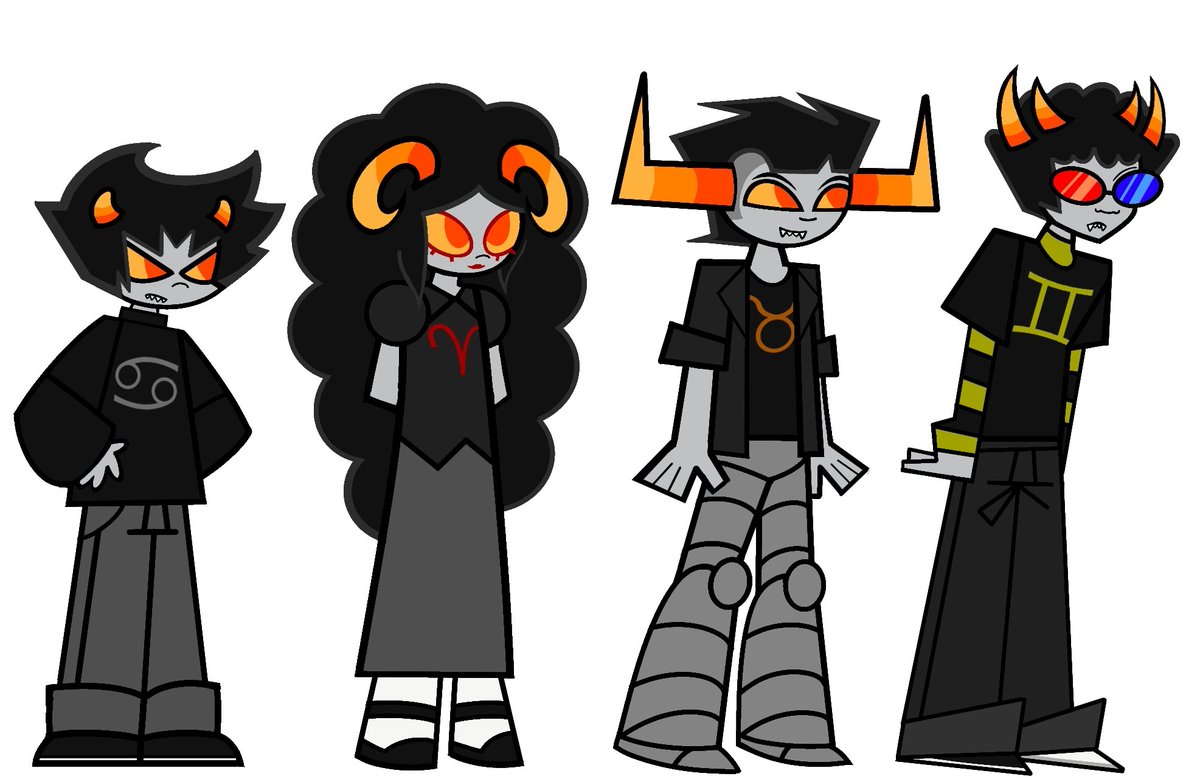 stellanela1's tweet photo. HOMESTUCK TROLLS LINEUP https://t.co/sdfMvGjmuN