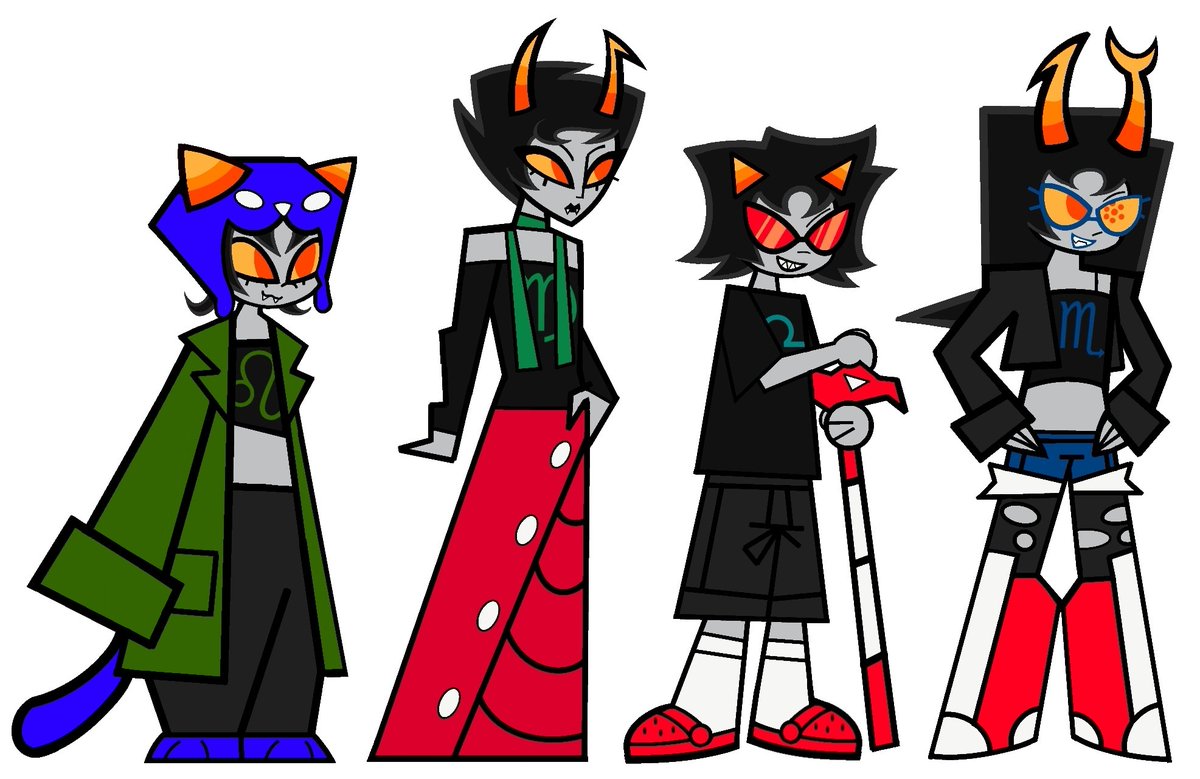 stellanela1's tweet photo. HOMESTUCK TROLLS LINEUP https://t.co/sdfMvGjmuN