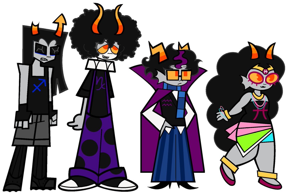 stellanela1's tweet photo. HOMESTUCK TROLLS LINEUP https://t.co/sdfMvGjmuN