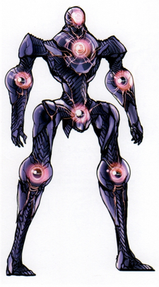 adel_oldo's tweet photo. they're going to have a couple of these in the basement of the xenoblade genesis school walking around in a big metal cage pissed off https://t.co/sIjwf9jkKR
