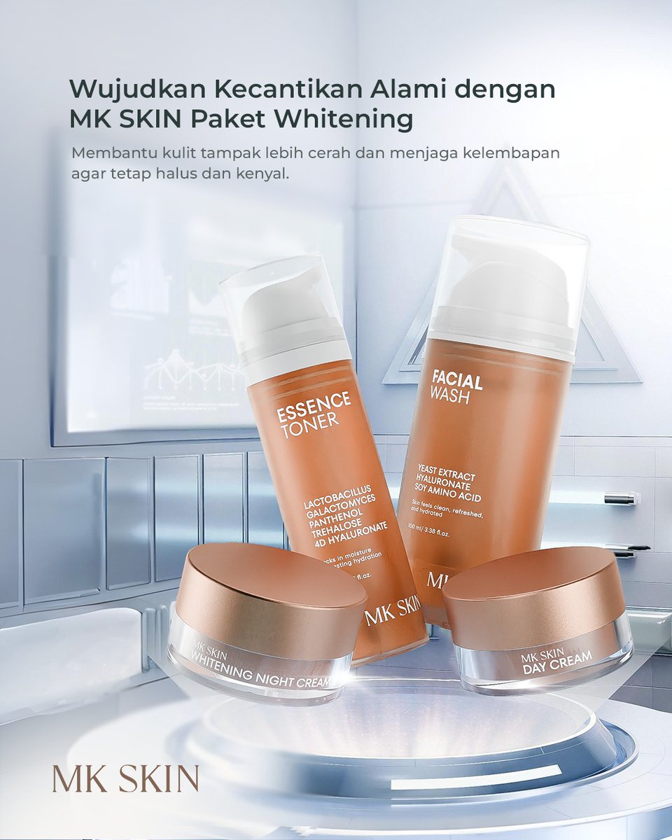 WondaGleitr5dk's tweet photo. Even, brighter skin means more confidence! Many have found that MK SKIN Whitening Series not only brightens but also leaves skin feeling healthier and smoother. With regular use, skin looks more glowing, soft, even-toned, and never dry. Benefits
✔ https://t.co/A5KsklaW08