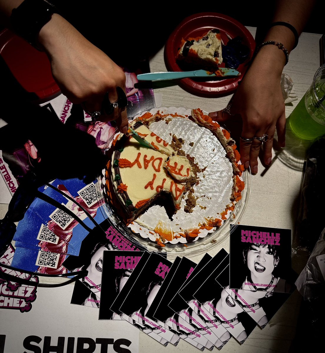chasingvicesbnd's tweet photo. What an unforgettable night! Thank you to the headliners for inviting me to perform — I had an amazing time! And a huge thank you to my friends and family for celebrating my birthday with me and surprising me with cake. So grateful for you all! #punkrock #rockshows https://t.co/Csk86wzdfl