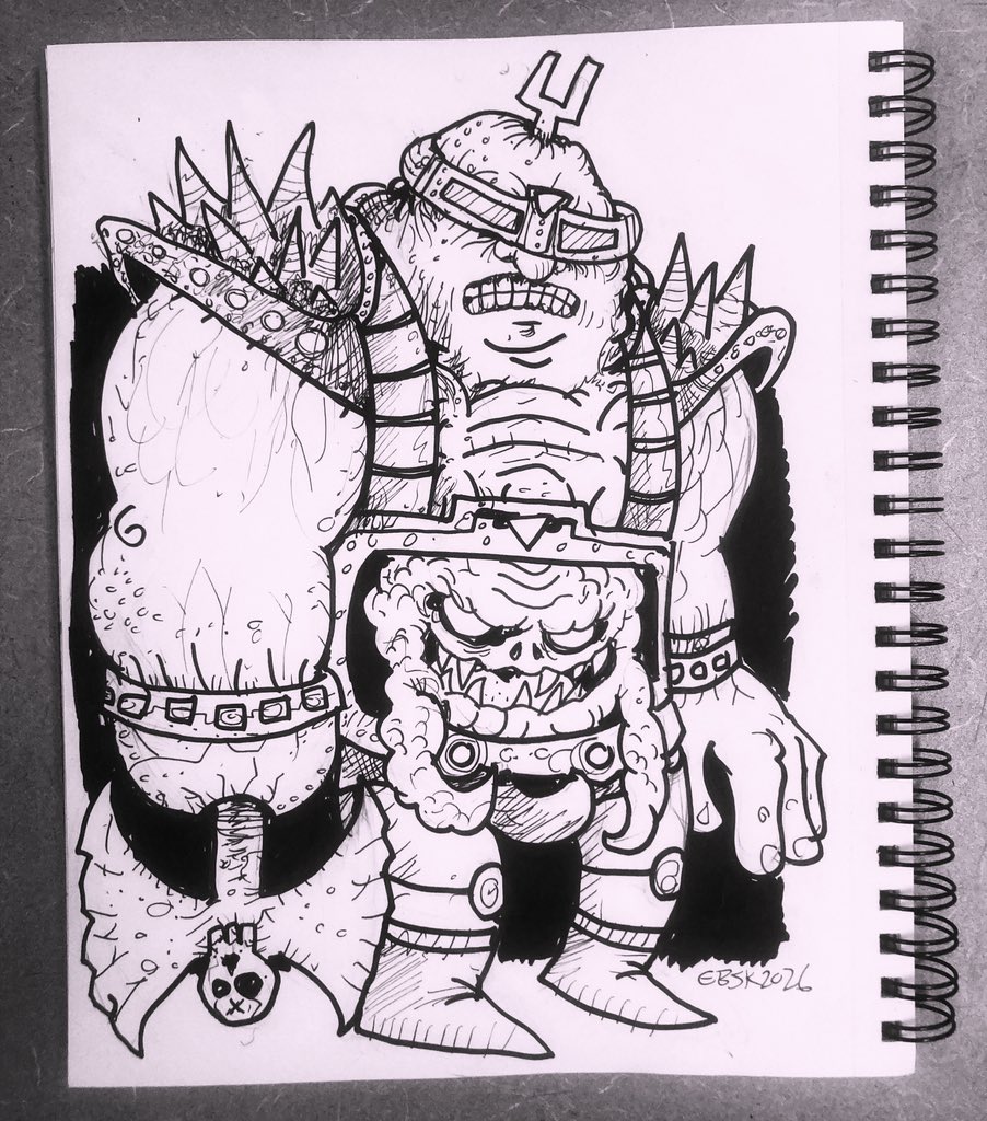 edbot5000's tweet photo. Some September sketches… #edbot5000 #sketch #sketchbook #drawings #batman #magik #krang #death https://t.co/BP1PbShv4X