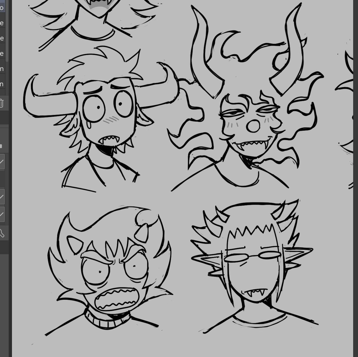 terrifiedsalt's tweet photo. fav trolls :o) equius isnt here cus hes too ugly to be on the same canvas as them https://t.co/LThj4vNezM