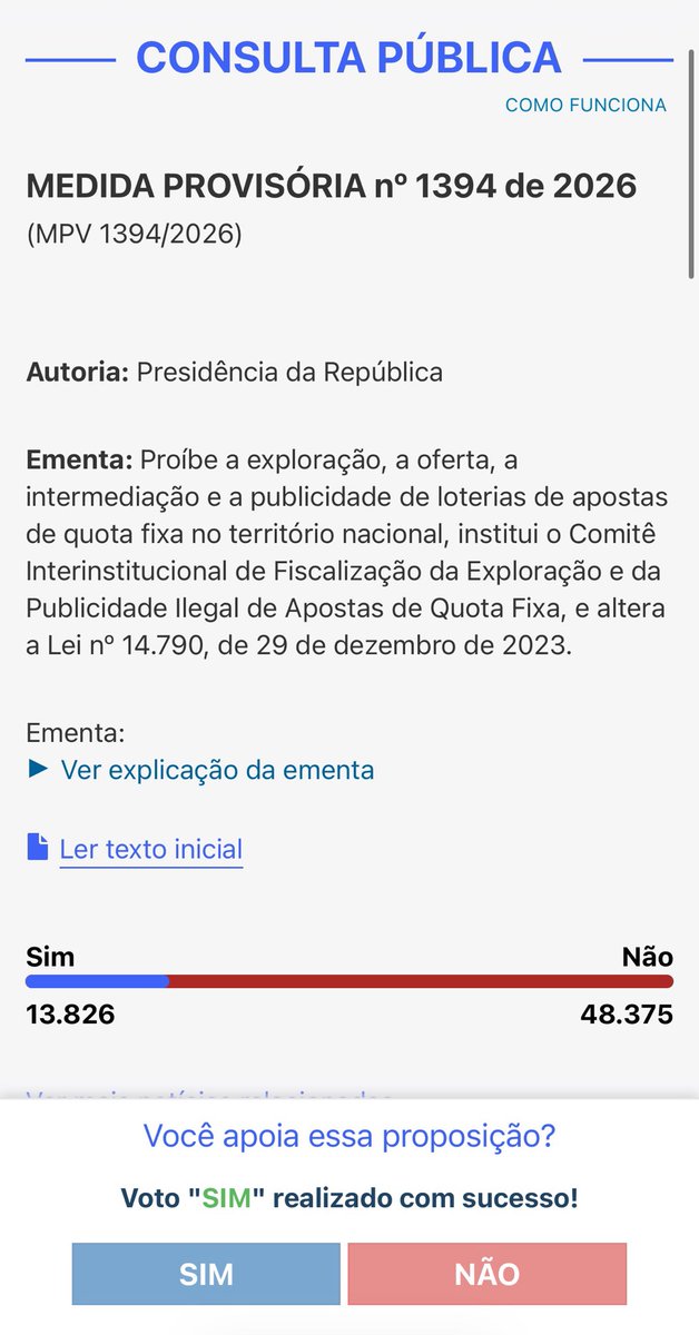 BTSProjectBR's tweet photo. Se você é a FAVOR do FIM DAS BETS⬇️

Vote “SIM” na consulta pública do Senado e comente: 

https://t.co/Sv4SIXS2nZ

ARMY PELO O FIM DAS BETS
#ARMYPeloFimDasBETS https://t.co/BUqUg7Y3M2