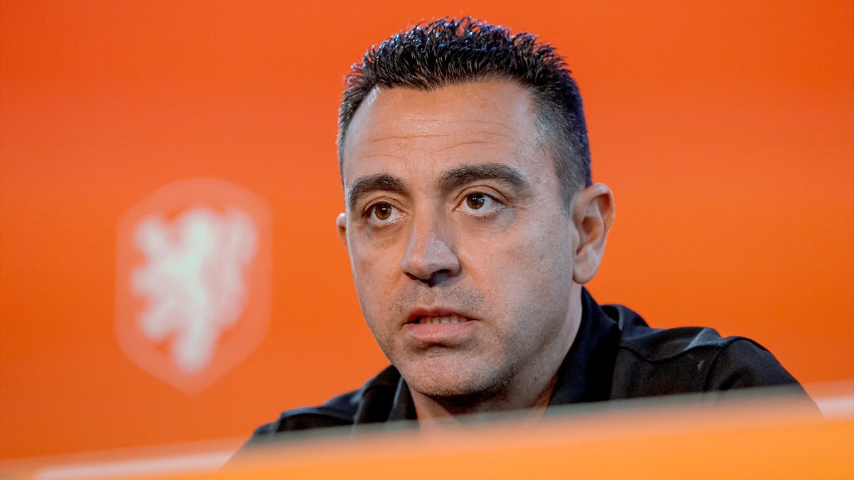 Eltirafacts's tweet photo. 🎙️ XAVI, tras su primera victoria con Países Bajos:
“Tenemos tiempo por delante, pero estoy satisfecho.”

“Tenemos que jugar todavía mejor.” 🇳🇱

Inicio de Xavi:
🤝 Alemania 1-1
✅ Serbia 1-2 https://t.co/d4kLk3r9Bt
