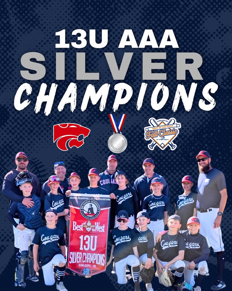 CMBACougars's tweet photo. @BLEBaseball_ Fall Classic Silver Champions https://t.co/HpUDJ1Q0Ad