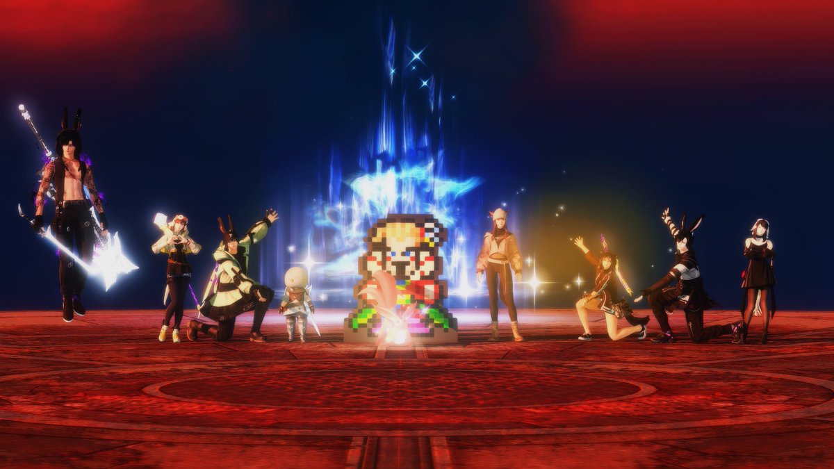 CoJ0_'s tweet photo. #Gpose #viera #FFXIV #gposer #ffxivsnaps #EorzeaPhotos Finally Cleared... https://t.co/fGOIoye5TN