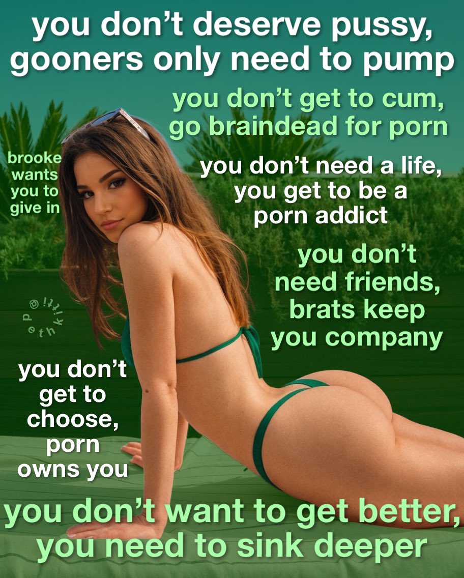 dethkitti's tweet photo. replace your negative thoughts with porn, let bratty brooke control your cock into porn submission. there is no escape for addicted gooners :3 https://t.co/zA0eagQYUV