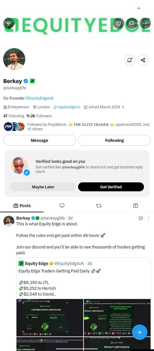 Salahudeed's tweet photo. @Danieltrades @berkayglife @EquityEdgeUK @kingstonpips @deartrader__ All tasks completed ✅ 

Following all accounts ✅ 

Date of birth: 1st July 🔥 https://t.co/ZBGsQ1LJ15