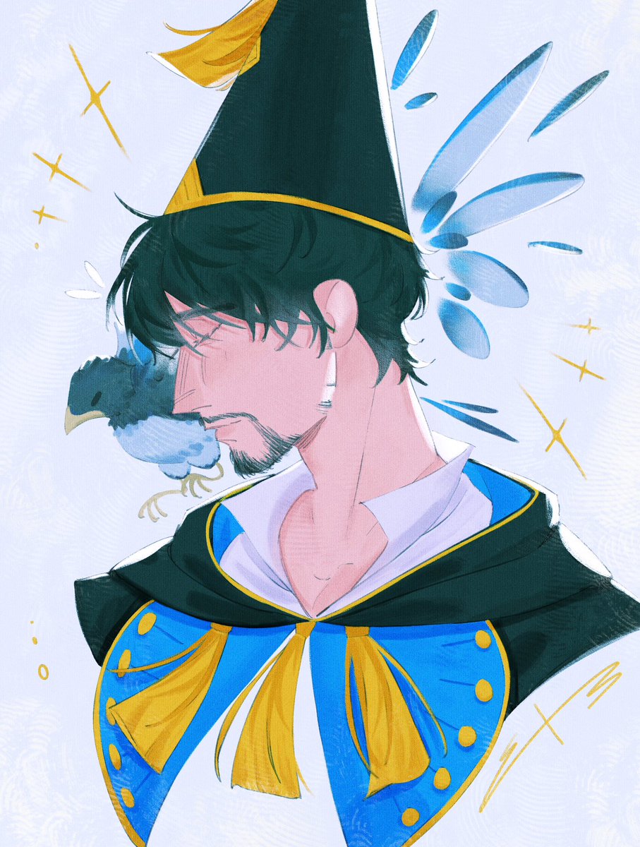 bakenoraa's tweet photo. Happy (late) birthday Olly 💙🪽

#witchhatatelier #olruggio https://t.co/hKzLXCbS6q