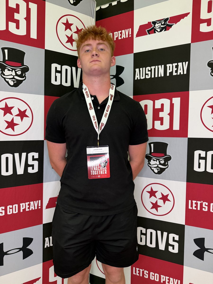 LBKing2008's tweet photo. Thanks to Austin Peay Govs for the Game invite! Had a great visit thanks to @CoachFarisAPSU @ashlynmwood @JDWright64 @TWWright2021 @HaydnTanner3 @ScottSemp @AthleteLevel https://t.co/pvPH4dWBRm