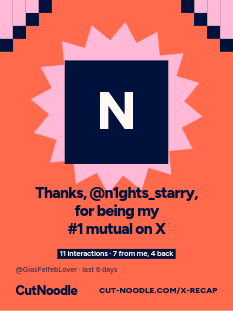 GiasFelfebLover's tweet photo. @n1ghts_starry didnt i only follow you back like yesterday
thanks for being my #moot #moottwt #meandmymoot #starrysky #meandstarry #friendstotheend #mootgang #mootlife #moots #felfeb #dreamsmp #minecraft #verity #pomni #digitalcircus https://t.co/37PFEPS8dU
