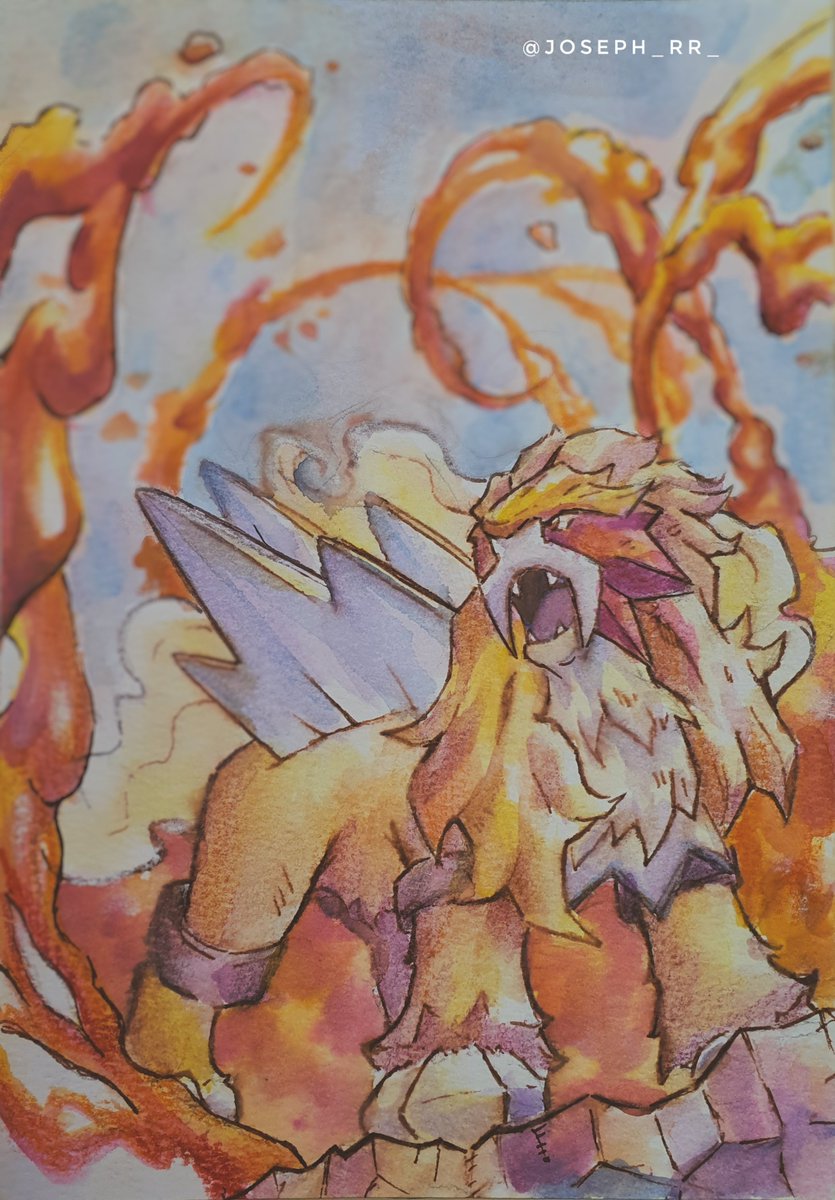 Joseph_RR_'s tweet photo. Entei♥️✨️
#smallartist #art #Pokemonart #pokemonㅤㅤㅤ #pokémon https://t.co/Occn6dPmDX