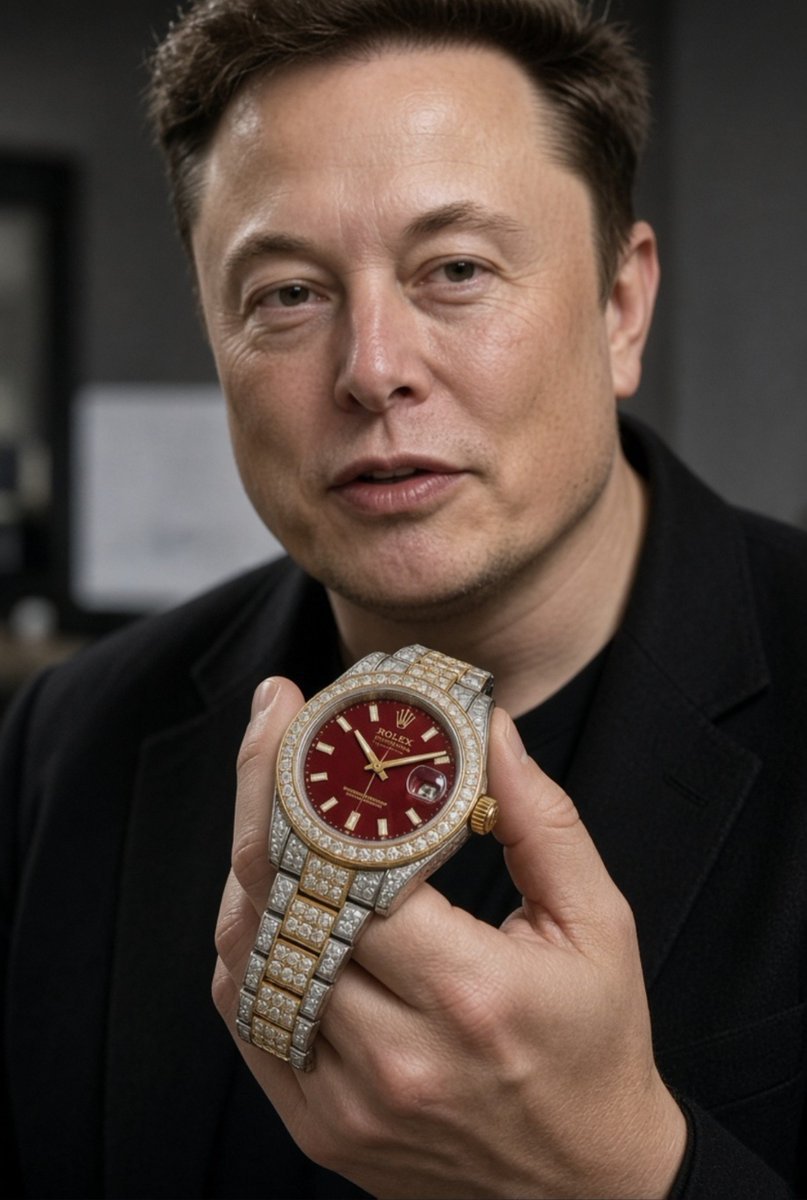 ELonMuskSpxlbc's tweet photo. If this Rolex was a birthday gift, would you accept it?

Yes or No https://t.co/SbRBito3n3