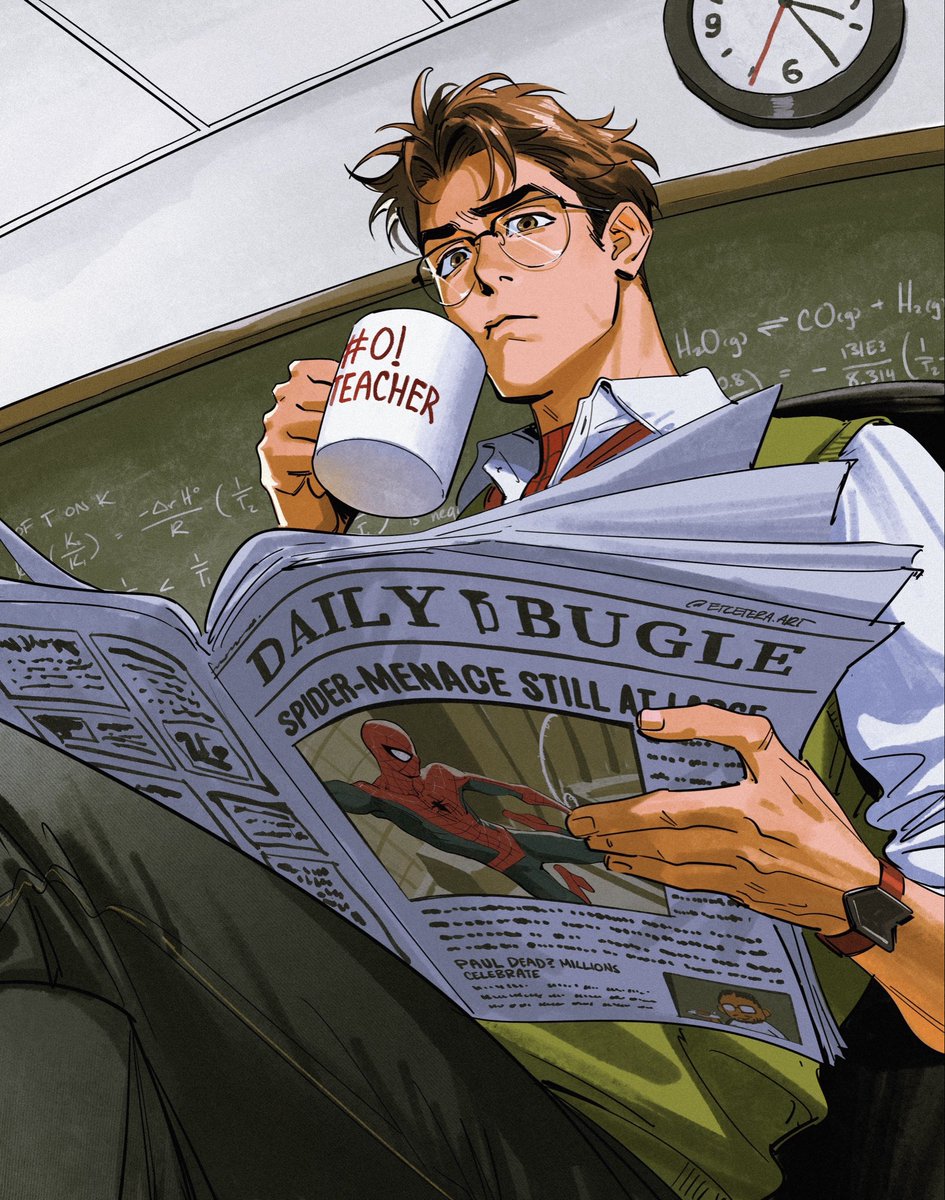 cloverstacks's tweet photo. Peter Parker by @EtceteraArt

he’s perfect. every single hair on his head and every single line on his face is just him. i will never stop glazing. thank you. https://t.co/MBrH81nMiF