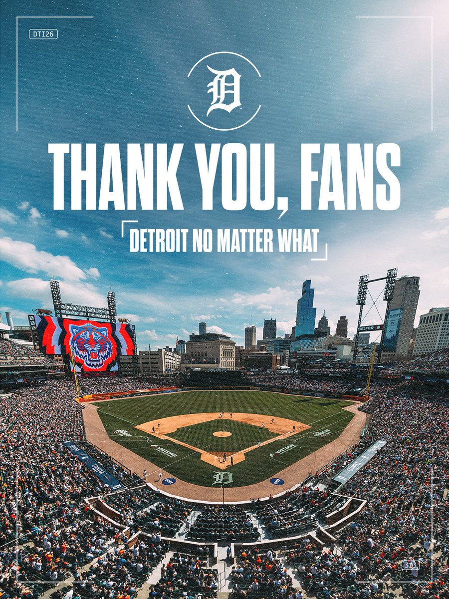 tigers's tweet photo. To the best fans in baseball, thank you for repping the Olde English D with pride all season long. #DNMW https://t.co/3gKBbIwa6f