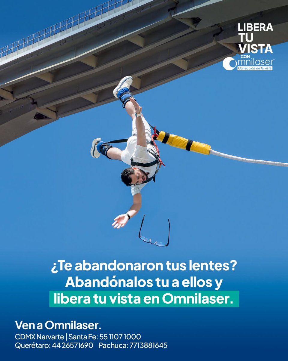 ADQueretaro's tweet photo. No dejes que tus lentes te detengan, ¡es hora de actuar! 👓🚫
➡️ https://t.co/F0vxj8O8wV
#Lasik #MiopiayAstigmatismo #Hipermetropia #Oftalmologo #ojos #versinlentes https://t.co/ThAnZyx1VP
