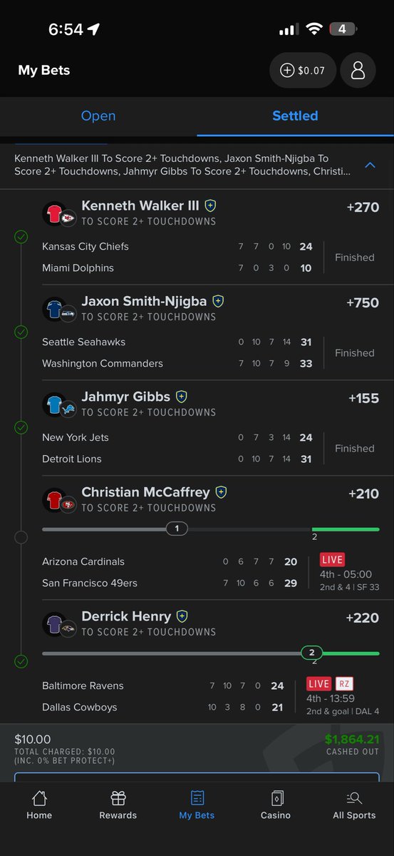 blastoffszn's tweet photo. @CodyBrownBets Cashed for 1.8 https://t.co/r2RlfzATdS