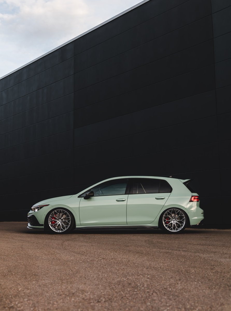 TinyWhiskersX's tweet photo. VW Golf VIII GTI - Sage Green https://t.co/Gz9DwR35Ae