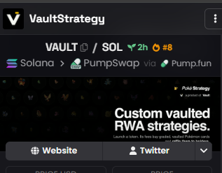 VaultStrat's tweet photo. DEX is already updated. Links are safe. https://t.co/kYZ8YvzgZm