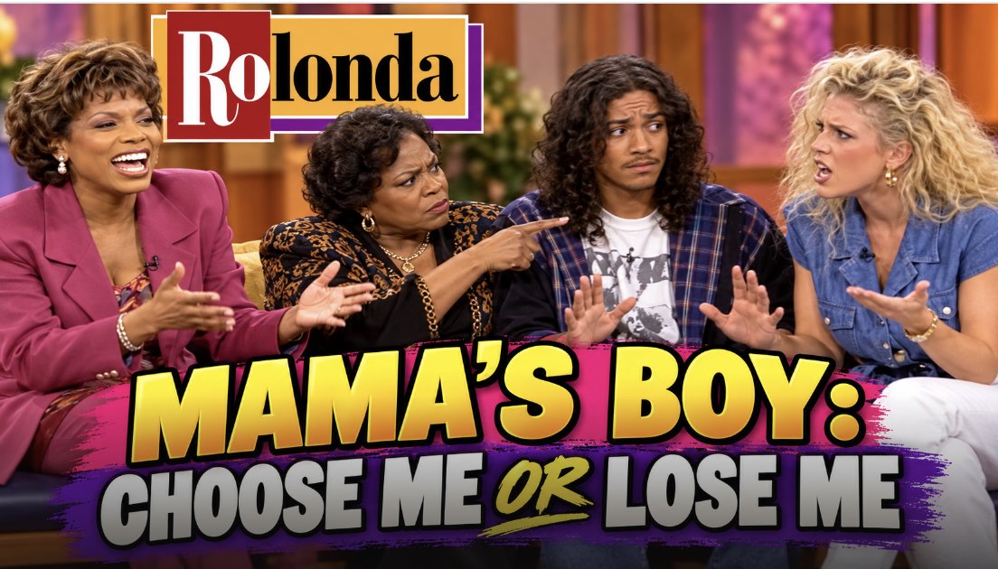 RolondaWatts's tweet photo. New Episode: Mama's Boy! Choose Me or Lose Me! on ROLONDA! https://t.co/XtSLydxvhw via @YouTube #mamasboy #relationshipdrama #rolonda #rolondashow https://t.co/To1pi7FlHO