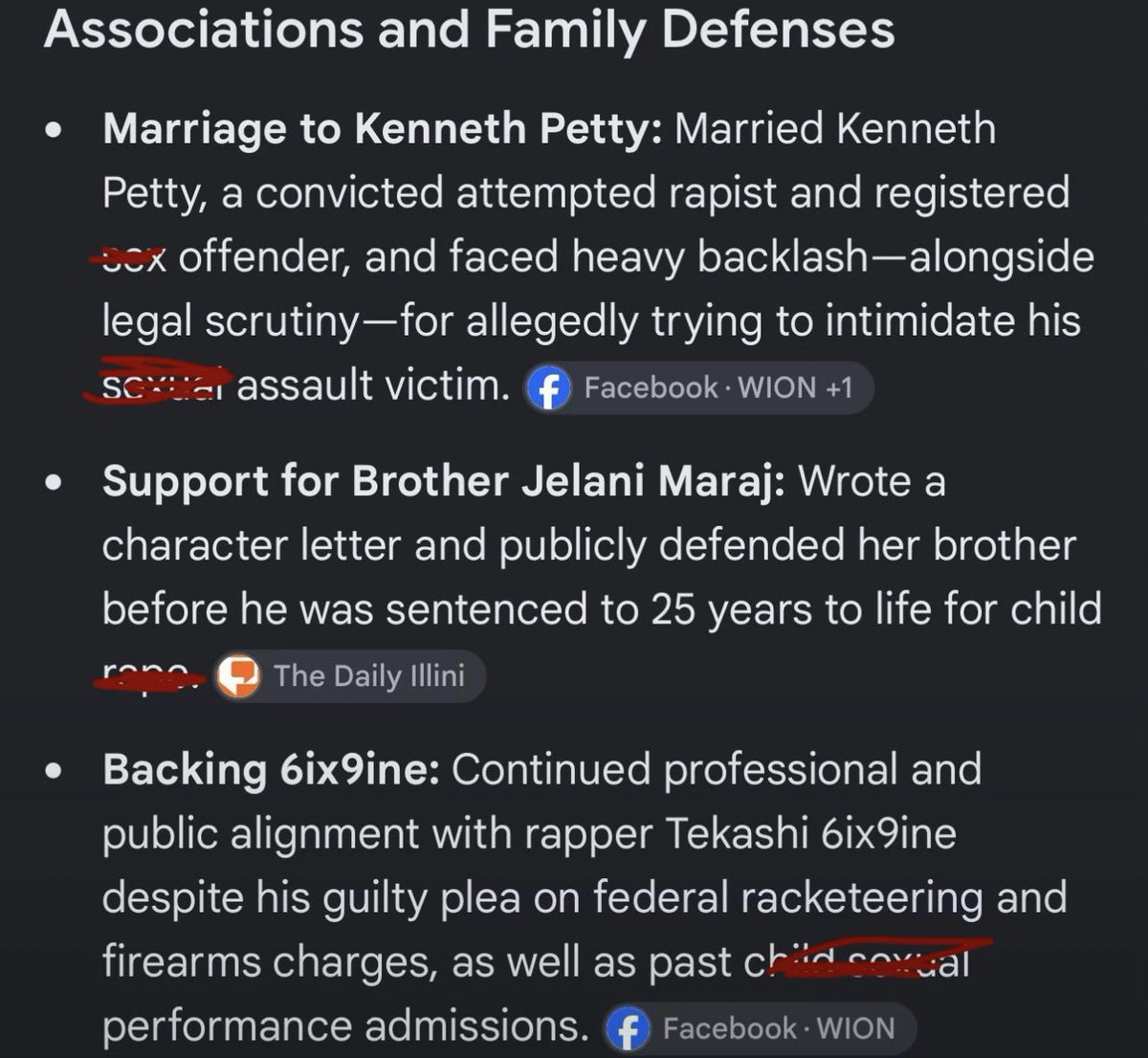 rainfallwind's tweet photo. @NICKISANNNNN @theebaddiebey @Feel7heBass86 @sticikilysneaki bitch shut up why are you defending this she’s married to a PEDOOO yall barbs stay defending her maga old ass https://t.co/6v4QIZFwd6
