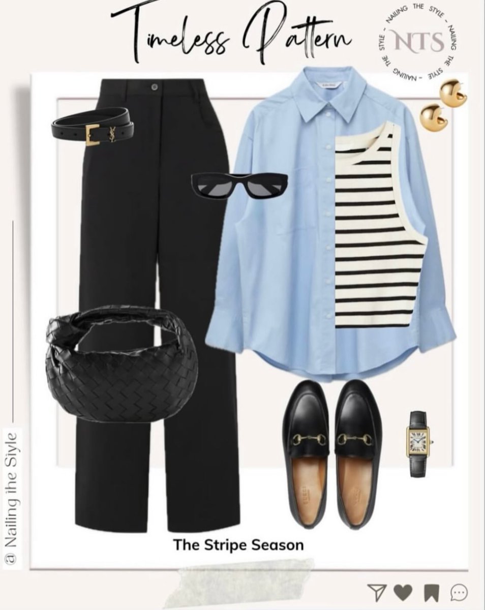 VivanBlackhah's tweet photo. Effortlessly transition from late summer to early autumn with striped tops and easy layers. Comment “LINK” and follow me to receive my LTK, where you’ll find all my looks. https://t.co/FfOFfIgNwB