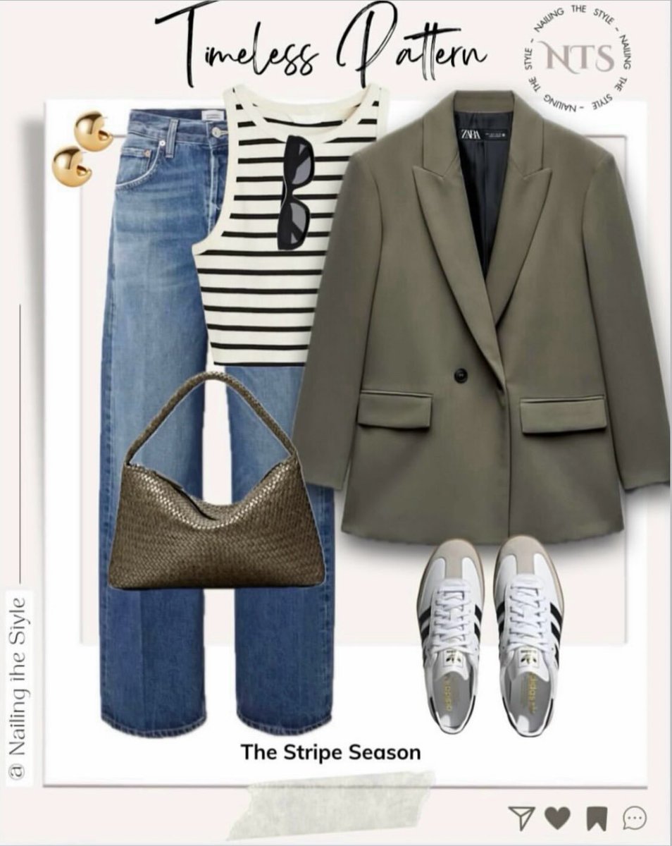 VivanBlackhah's tweet photo. Effortlessly transition from late summer to early autumn with striped tops and easy layers. Comment “LINK” and follow me to receive my LTK, where you’ll find all my looks. https://t.co/FfOFfIgNwB