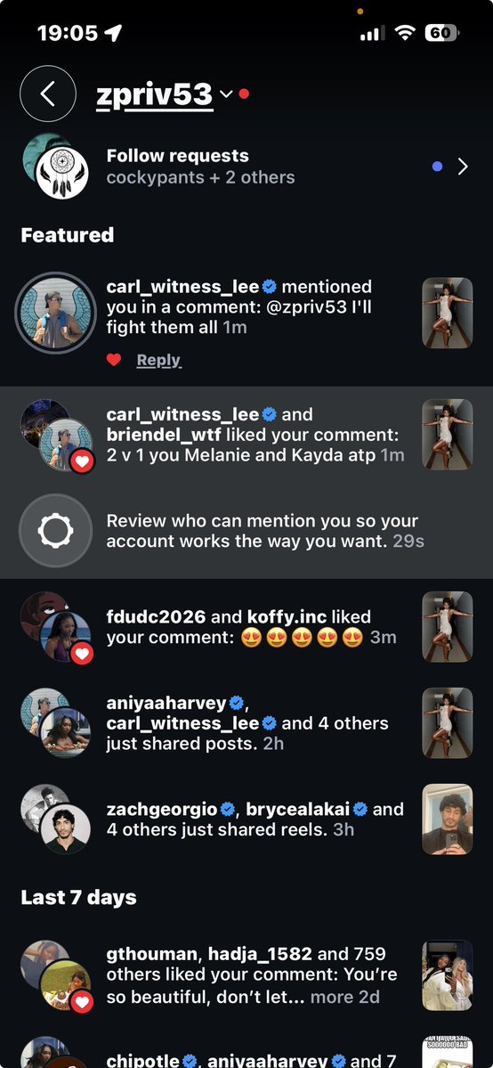 aniyasdefender's tweet photo. Carl responded to my comment which means Aniya basically responded #freakingout https://t.co/8uyEenaCGZ