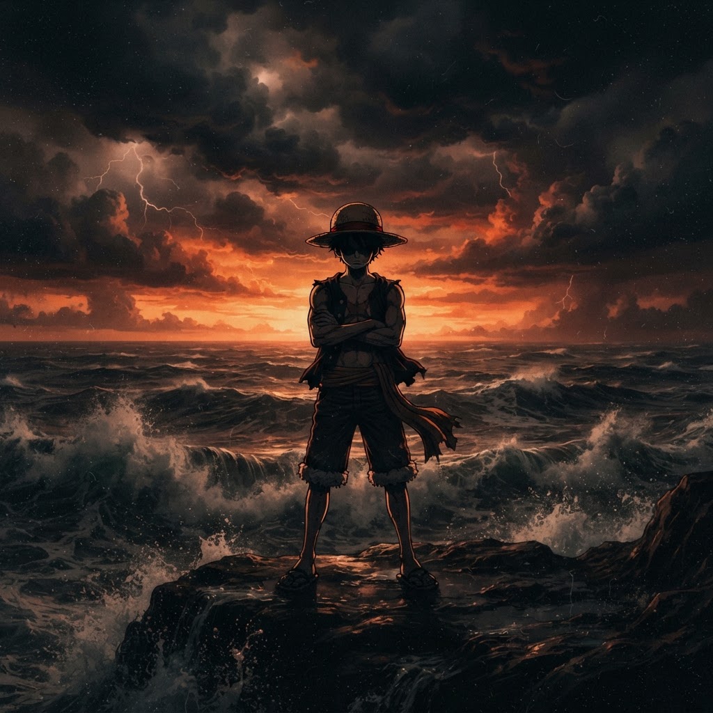 ClintMevis's tweet photo. Luffy isn't naive—he's free. Most people dream; he simply acts. What would you do with that kind of freedom? https://t.co/aRNS5lRIoU
